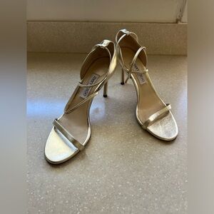 Gold Jimmy Choo Heels